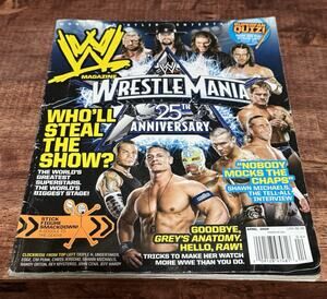 WWE Magazine April 2009 Wrestlemania 25th Anniversary